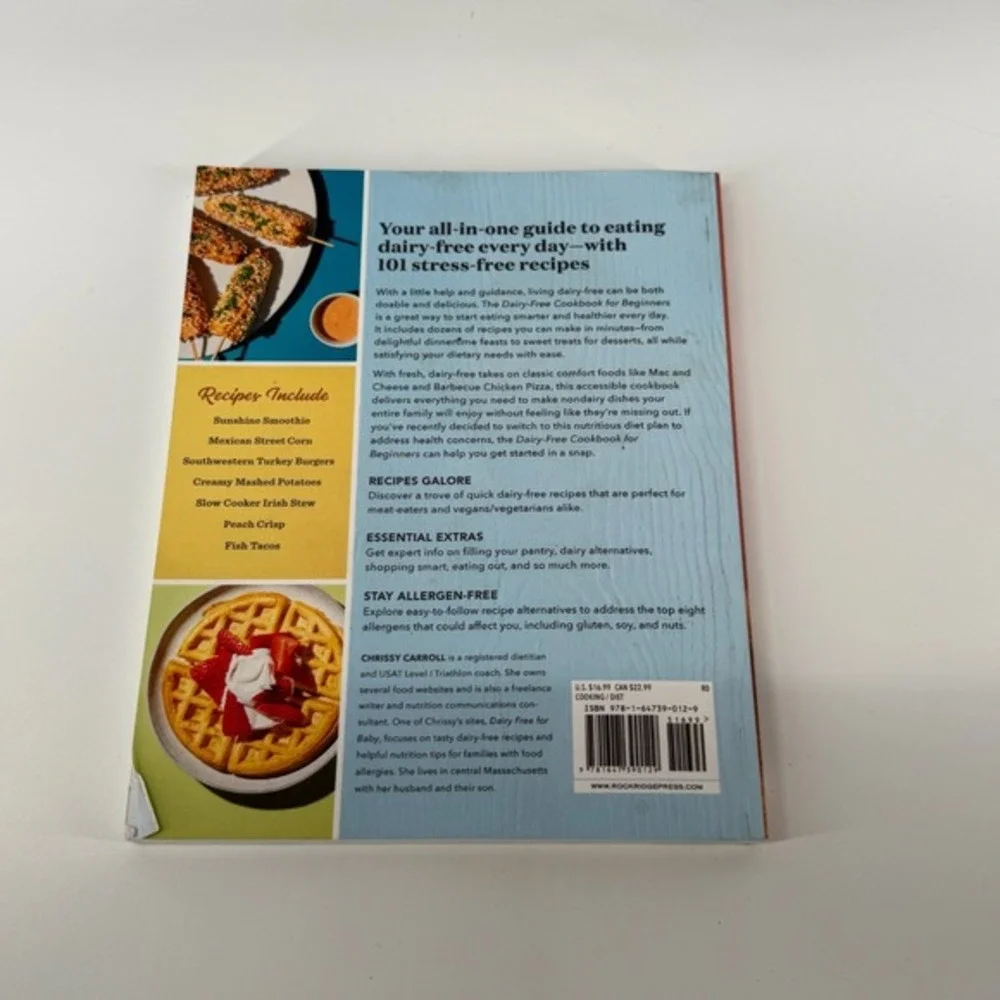 Dairy-Free Cookbook for Beginners: 101 Simple, Satisfying Recipes by Carroll MP‎